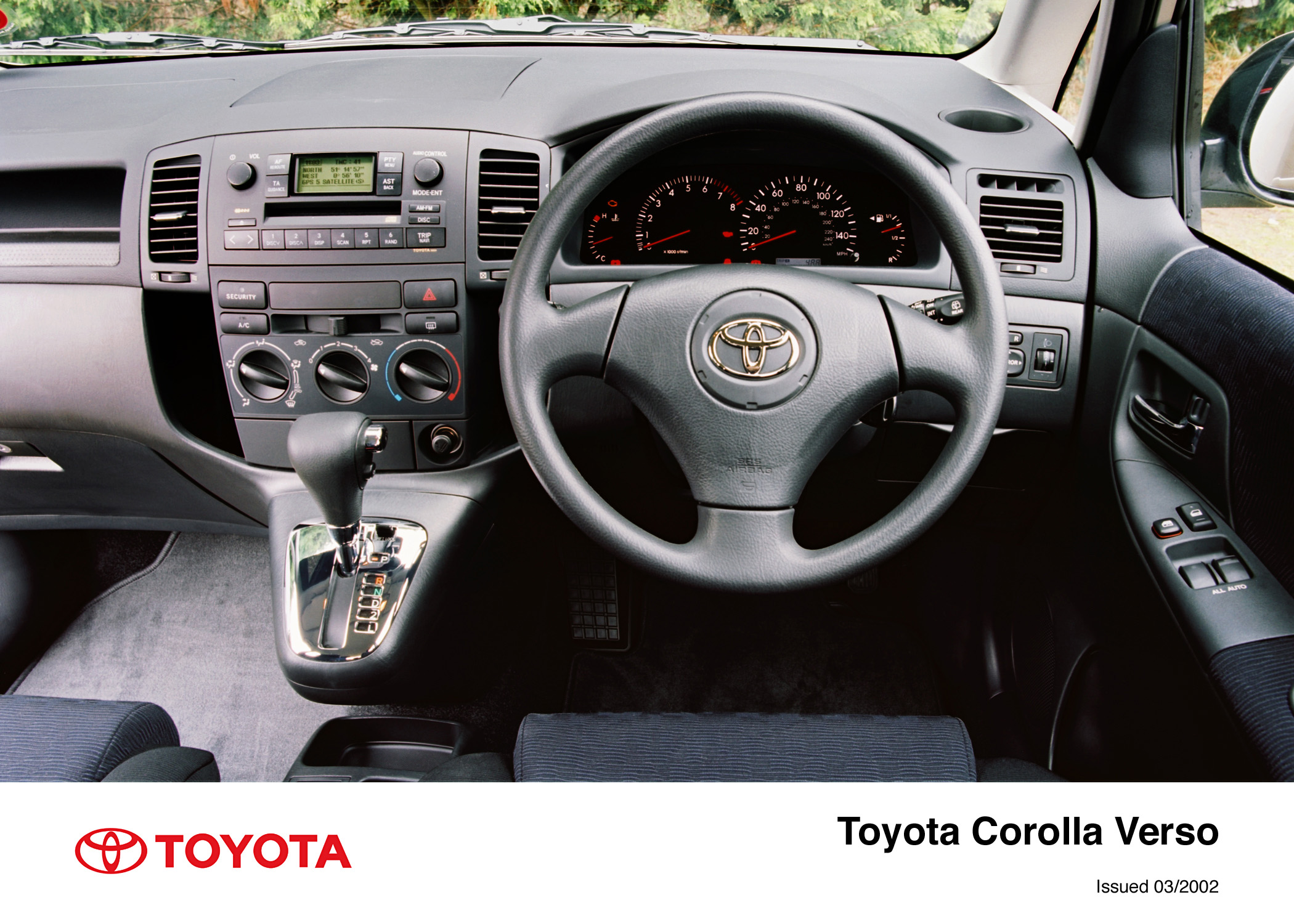 Corolla Verso Interior (2002 - 2004) - Toyota Media Site