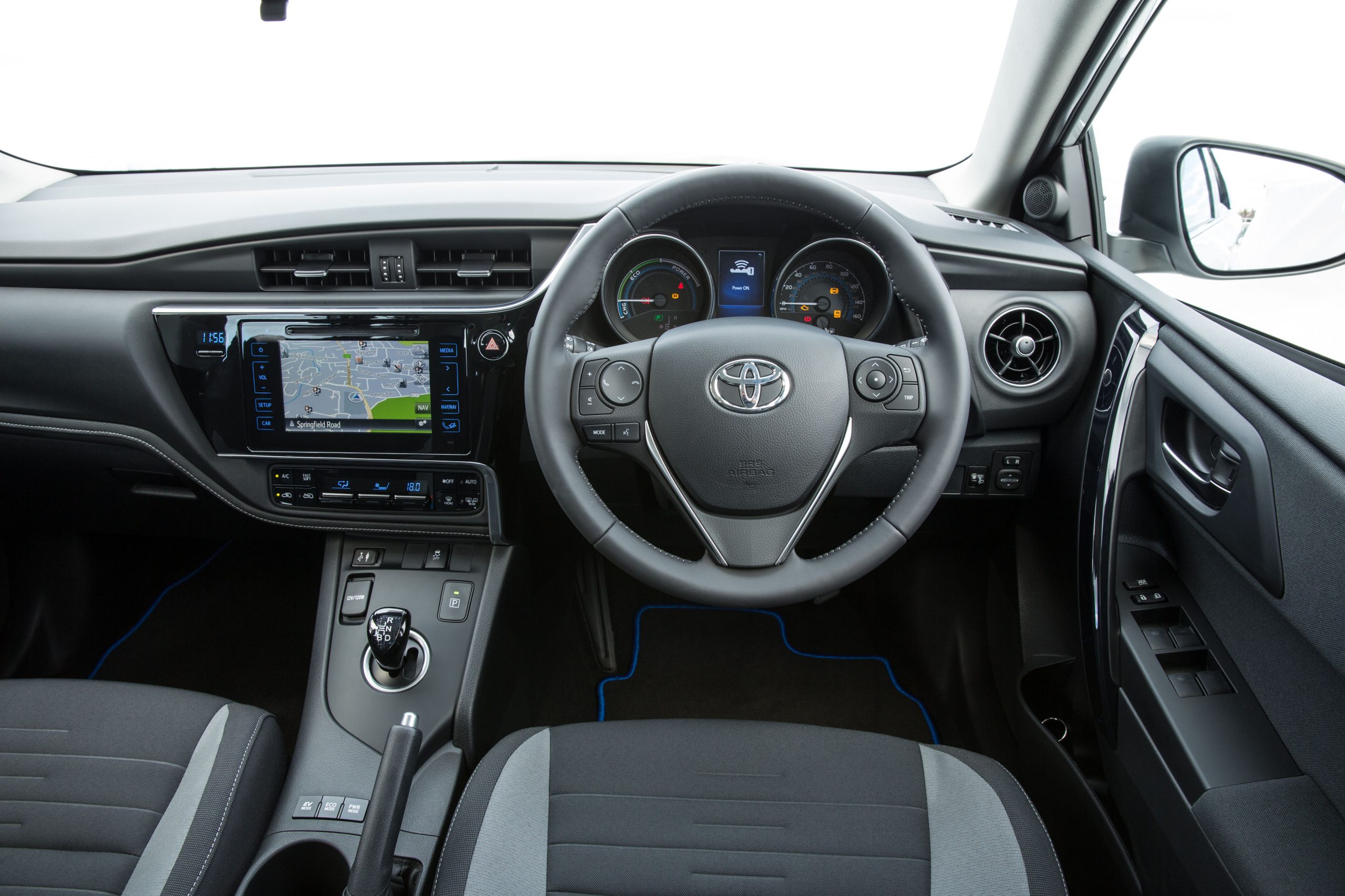 Auris Hybrid Interior 2015 2016 Toyota Media Site