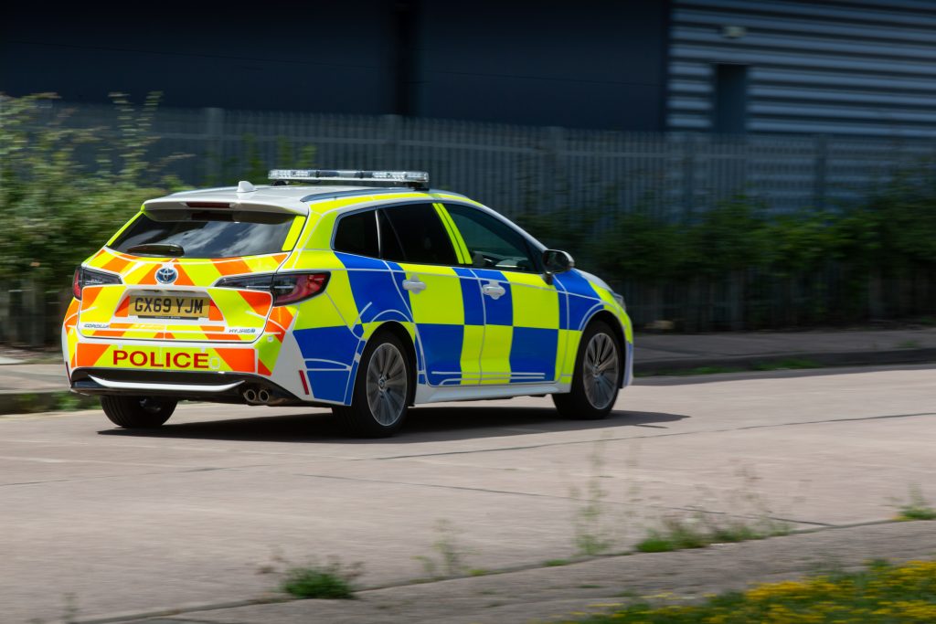 toyota corolla hybrid fits the bill as potential police patrol car