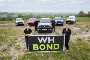 (From L to R) Nicole Harding, Steve Jenkin, Neil Tozer, Emma Haley - part of the W H Bond team