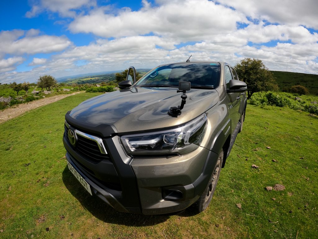 Toyota Hilux Invincible with Go Pro camera mounted