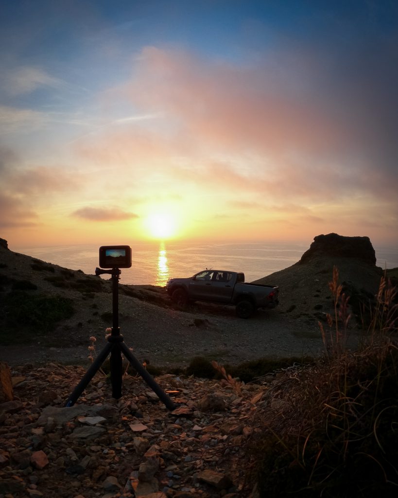 Film-maker Sam Werkmeister creates a time lapse film of the Toyota Hilux at sunset