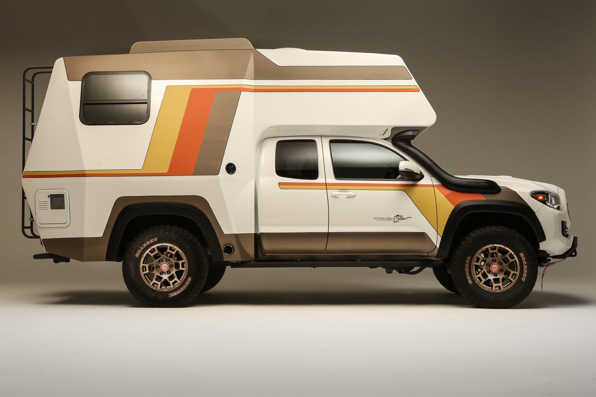 SEMA 2021 Toyota Custom Built Camper Vans and Overland Trucks take