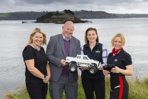 (From left to right). Emma Haley, Group Marketing & Strategy Manager W.H. Bond, Nicole Harding, Sales Representative W.H. Bond, Kevin Tillotson, Area Fleet Sales Manager Toyota (GB), Jo Letts, Commercial Vehicle Manager Snows Toyota Plymouth