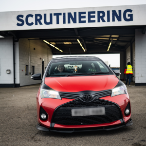 Scrutineering at Toyota Parallel Pom