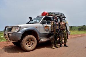 Toyota Land Cruiser used by James Fleming and Jack Scott