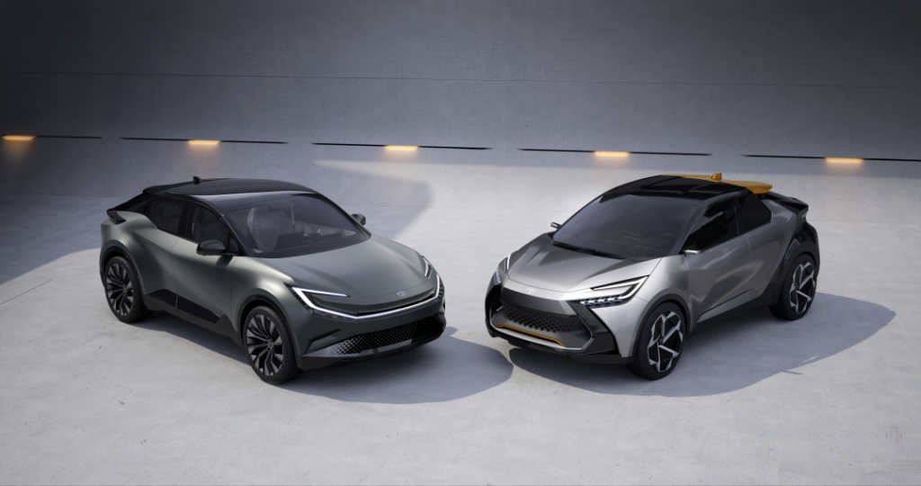 bZ Compact SUV Concept and Toyota C-HR prologue