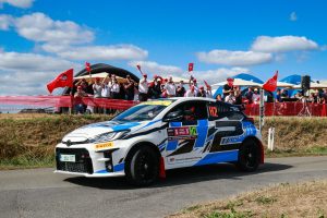 GR YARIS H2 rally car