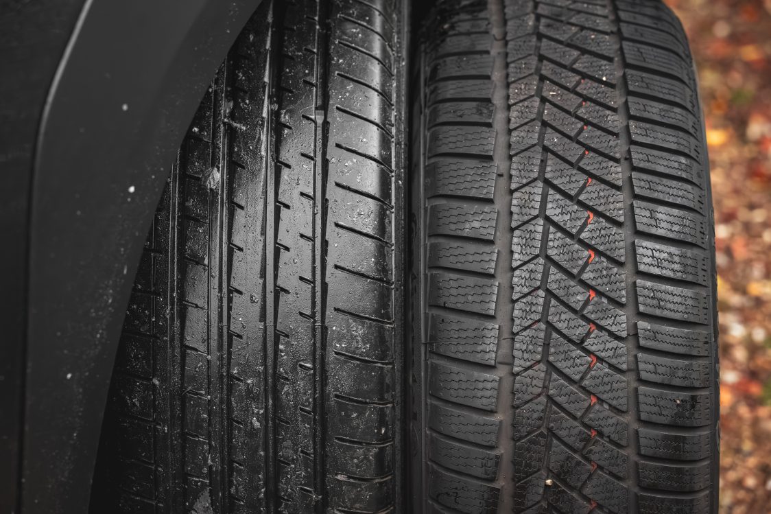 Cold-weather tyres have better grip than a summer tyre