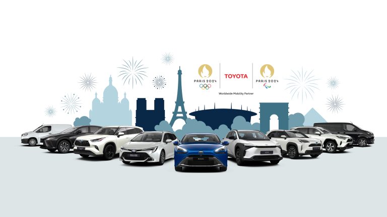Toyota's electrified passenger fleet for Paris 2024