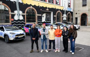 Toyota Yaris Cross, on 12.01.2024 in Lisbon, Portugal. Left-Right: Luca Colapietro,Paulo Ferreira, Francisco Leal, Meggie Prata, Ines Santos and Diana Oliveira. Photo: Daniel Reinhardt for TOYOTA