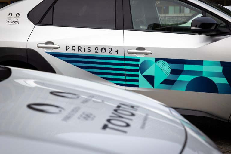 Toyota begins delivery of vehicles to Paris 2024 Olympic and Paralympic Games. Photo : André Ferreira
