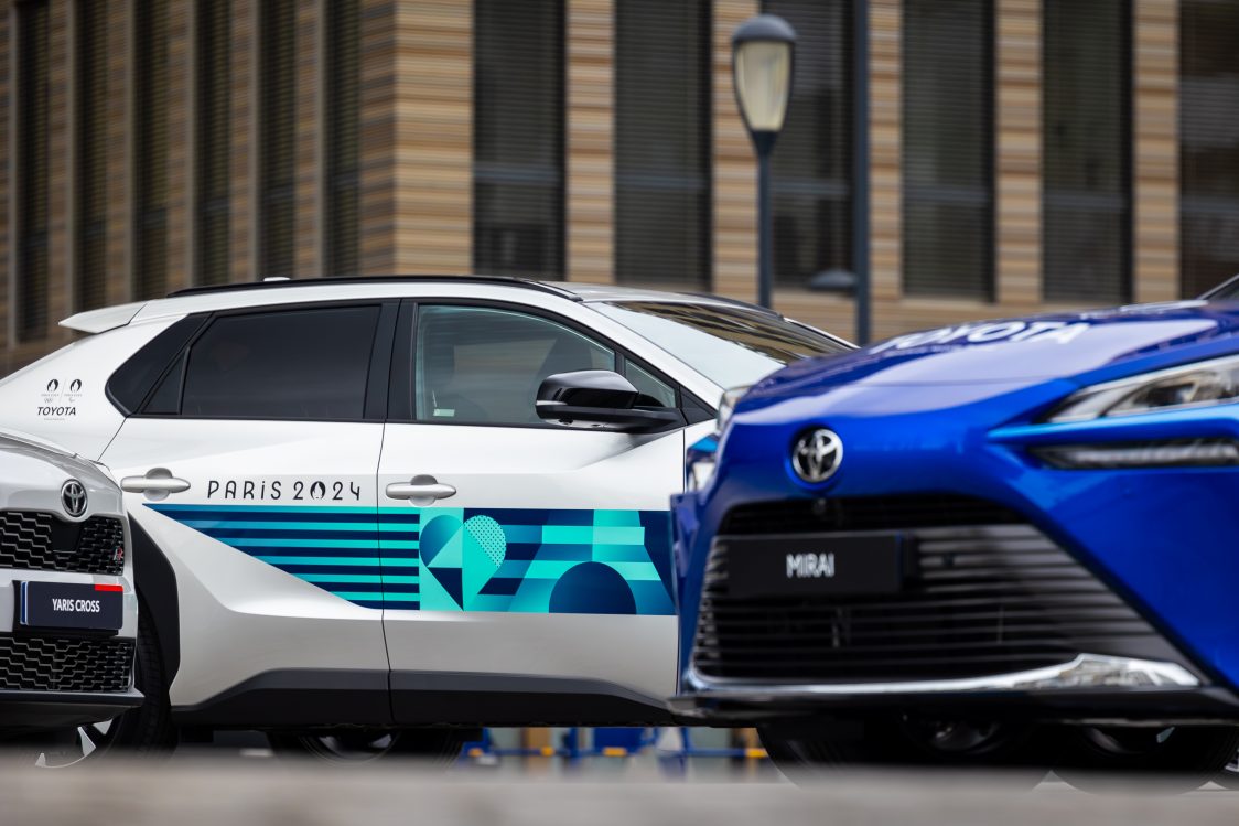 Toyota begins delivery of vehicles to Paris 2024 Olympic and Paralympic Games. Photo : André Ferreira