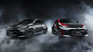 Toyota GR Yaris special editions (Seb right, Kalle left)