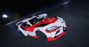 Toyota Research Institute (TRI) and Stanford Engineering use Toyota Supras in world's first autonomous drifting sequence.