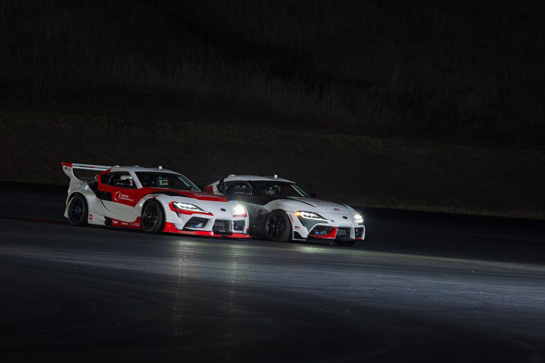 Toyota Research Institute (TRI) and Stanford Engineering use Toyota Supras in world's first autonomous drifting sequence.