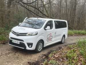 Toyota Proace Verso Shuttle people carrier loaned to Surrey Wildlife Trust