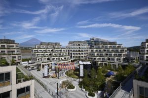 Courtyard at Toyota Woven City
