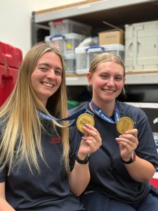 Toyota Manufacturing UK apprentices Emily Bettridge and Liz Hopkinson