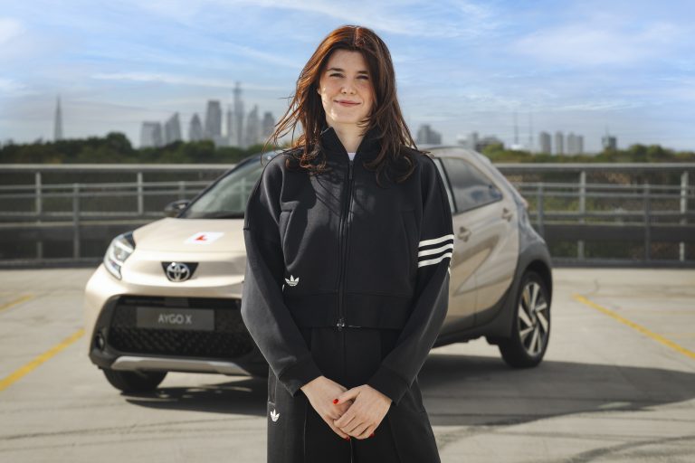 Andrea Spendolini-Sirieix learns to drive in a Toyota Aygo X