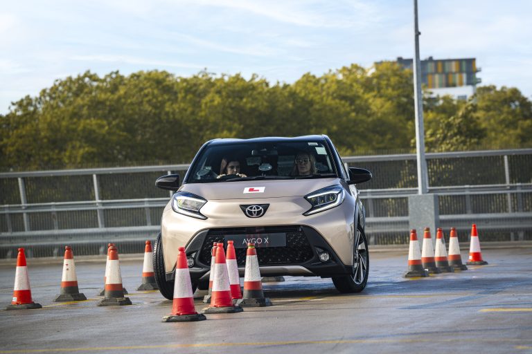 Andrea Spendolini-Sirieix learns to drive in a Toyota Aygo X