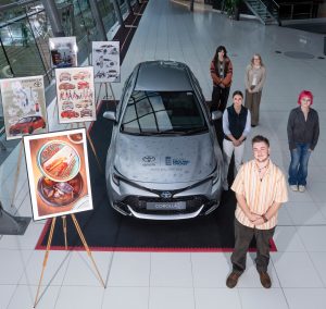 Corolla Great British Art Project - UCA competition winners