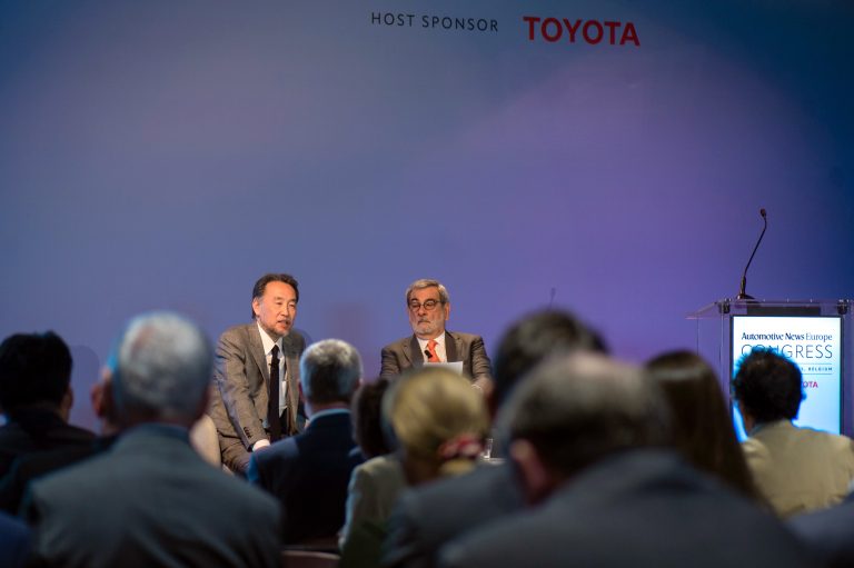 Ciferri on stage at the Automotive News Congress EuropeCREDIT: AUTOMOTIVE NEWS EUROPE