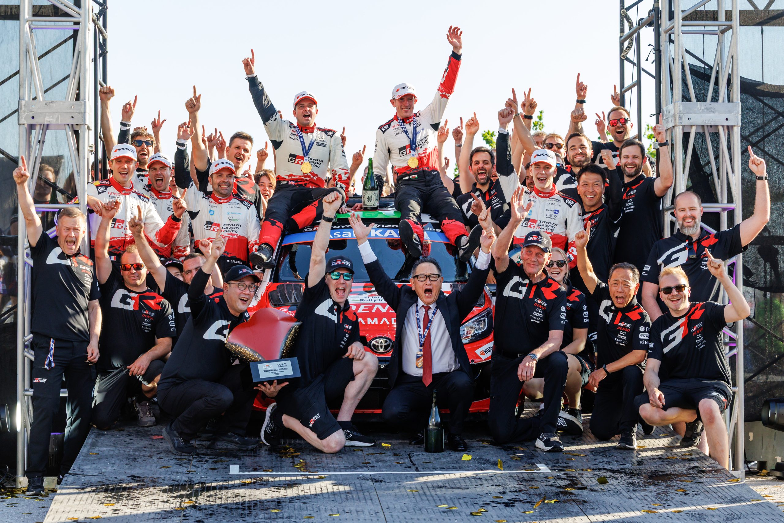 Evans leads TGR-WRT 1-2-3-4 on Rally Japan