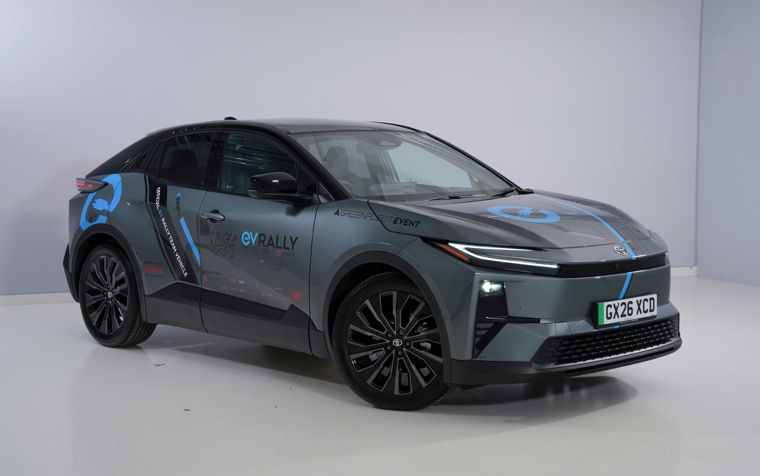 Toyota BEVs take to the roads of Wales in the EV Rally Cymru